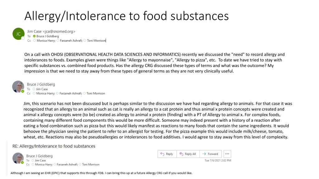 allergy intolerance to food substances 1