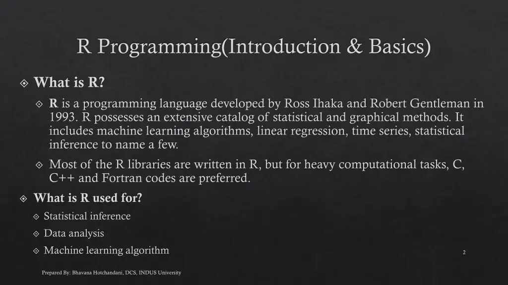 r programming introduction basics