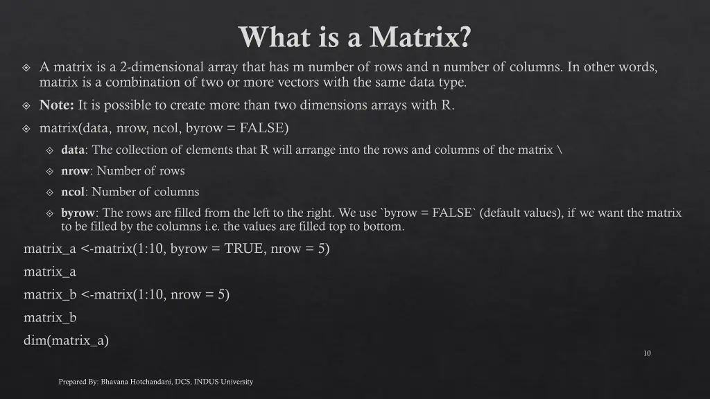 what is a matrix