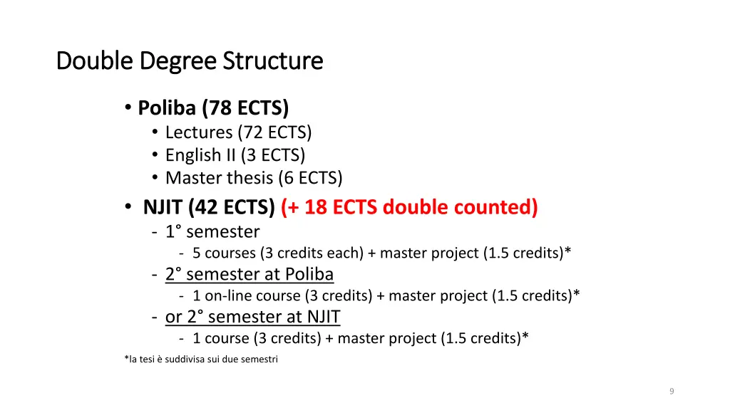 double degree structure double degree structure