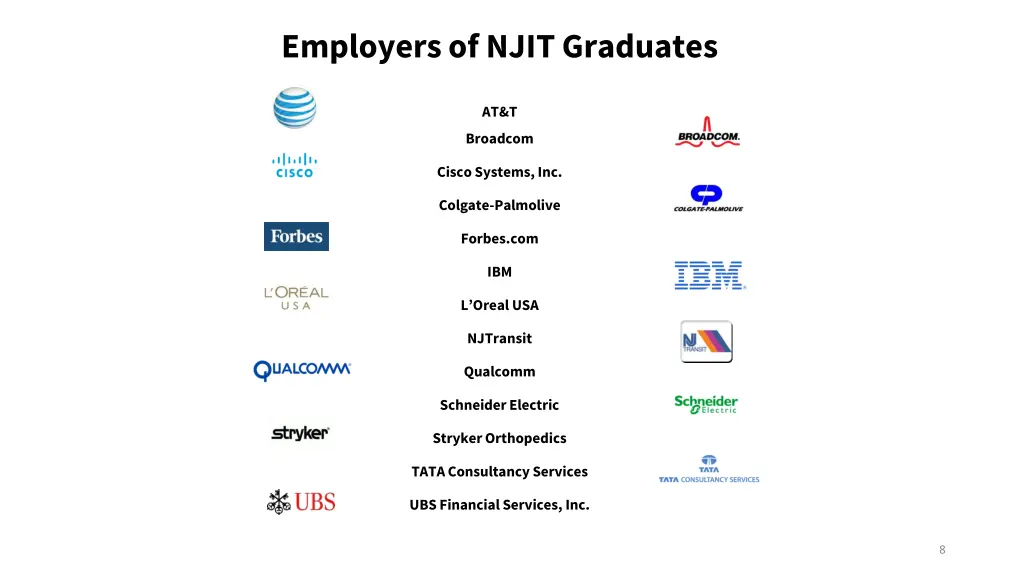 employers of njit graduates