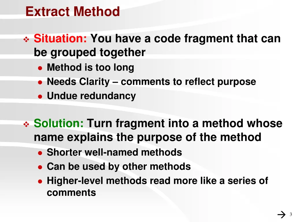 extract method