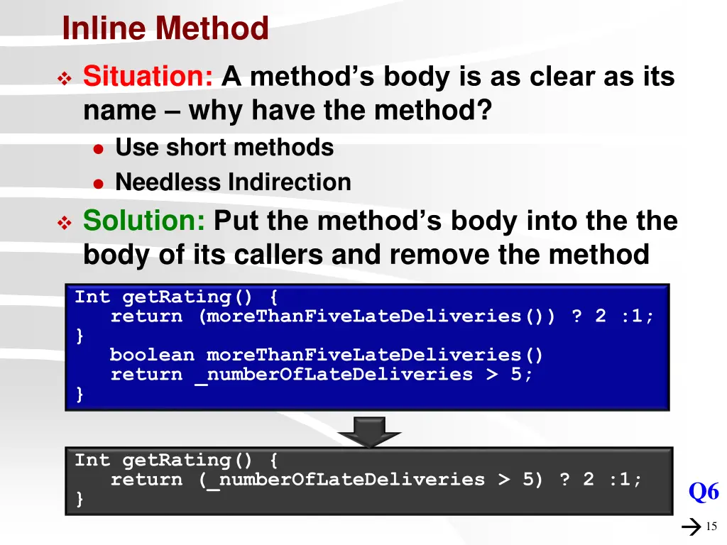 inline method