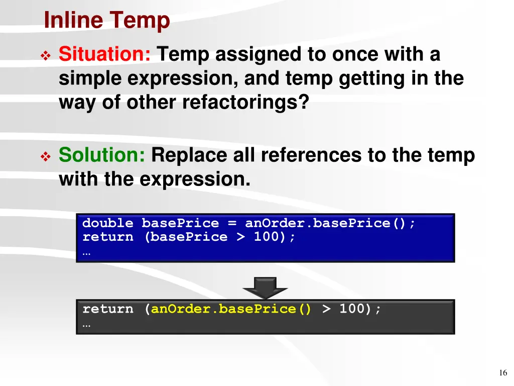 inline temp