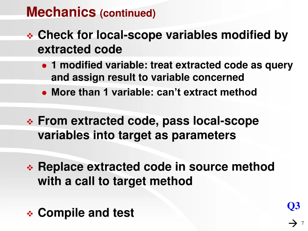 mechanics continued