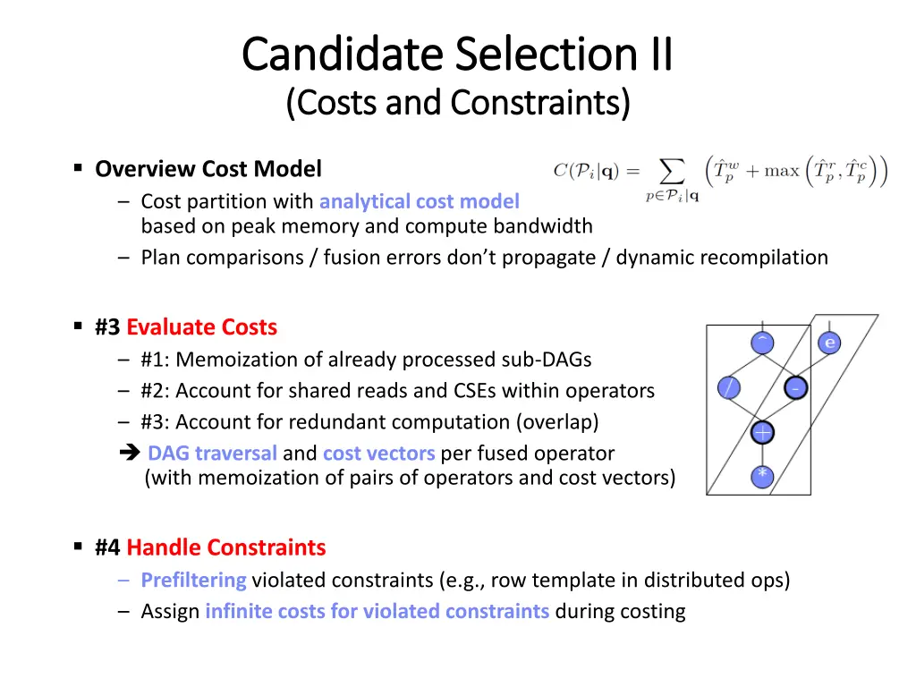 candidate selection ii candidate selection