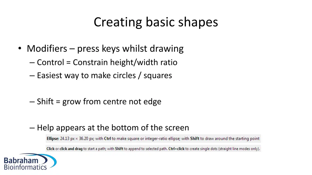 creating basic shapes 2