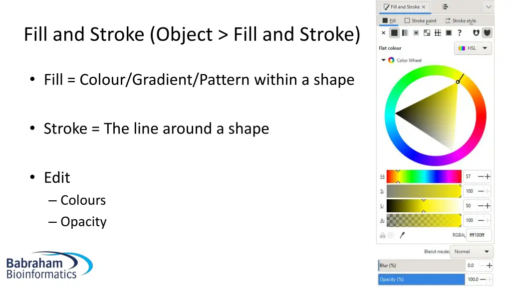 fill and stroke object fill and stroke