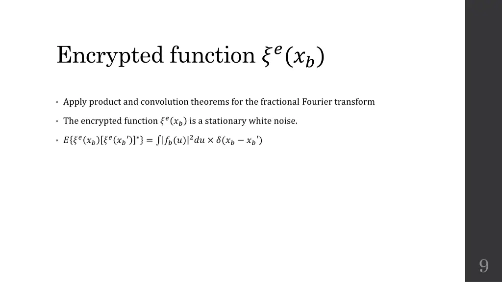 encrypted function