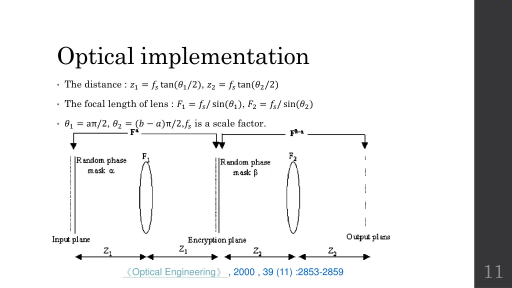 optical implementation