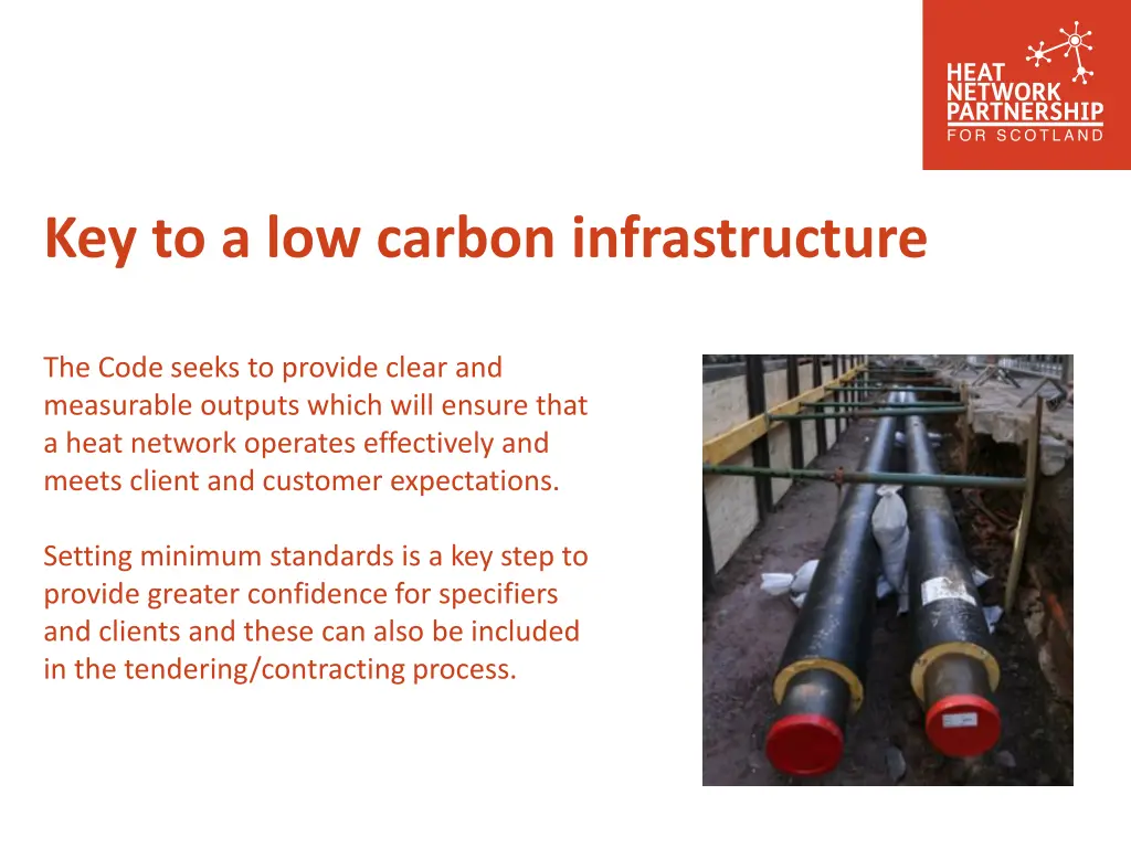 key to a low carbon infrastructure