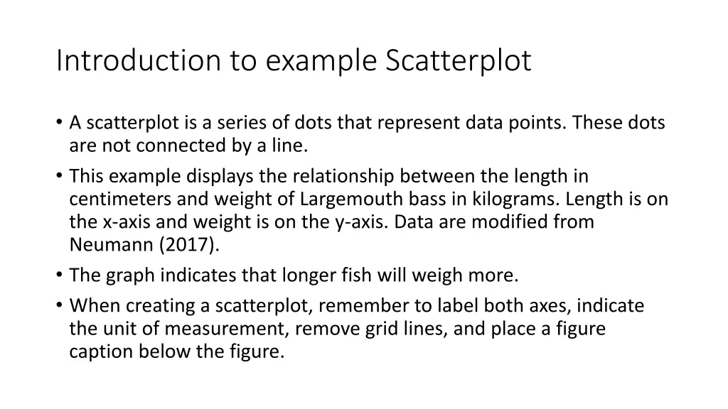 introduction to example scatterplot