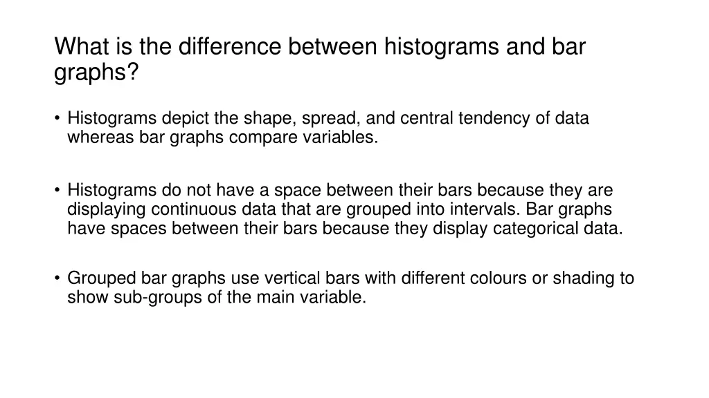 what is the difference between histograms