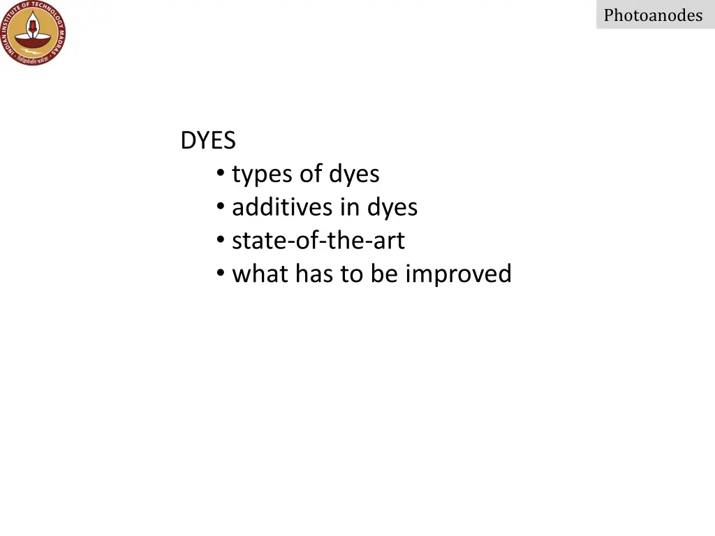 photoanodes