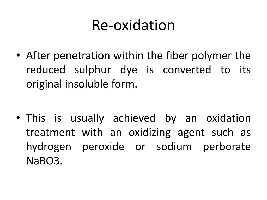 re oxidation 1