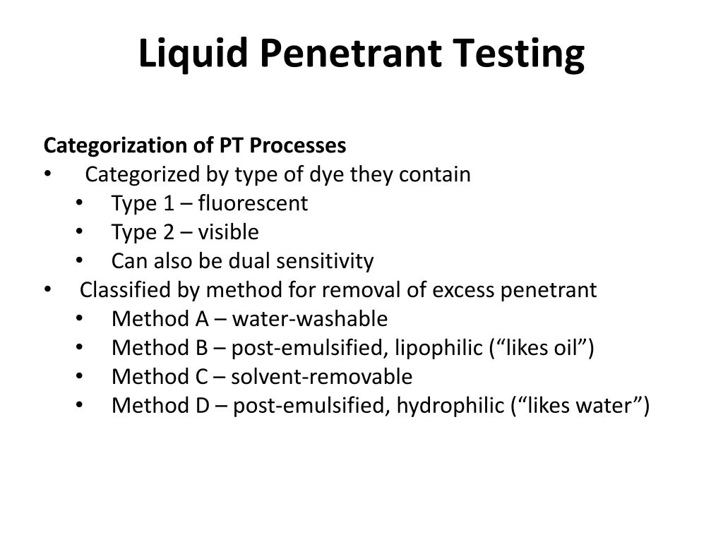 liquid penetrant testing 10