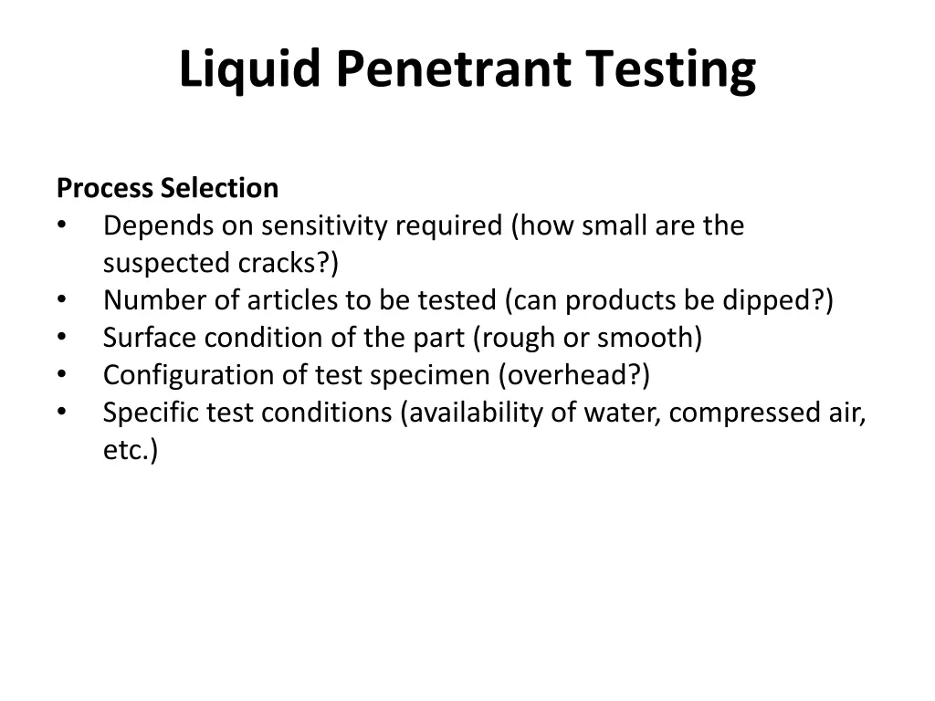 liquid penetrant testing 12