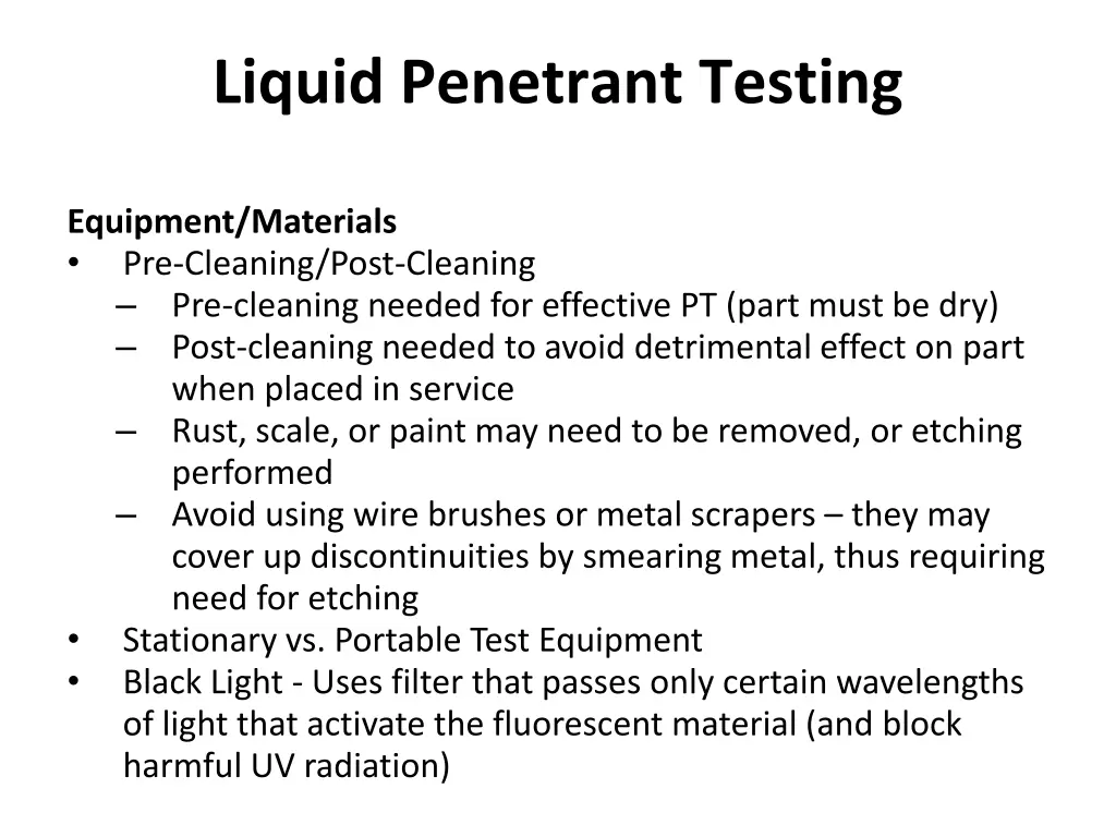 liquid penetrant testing 13