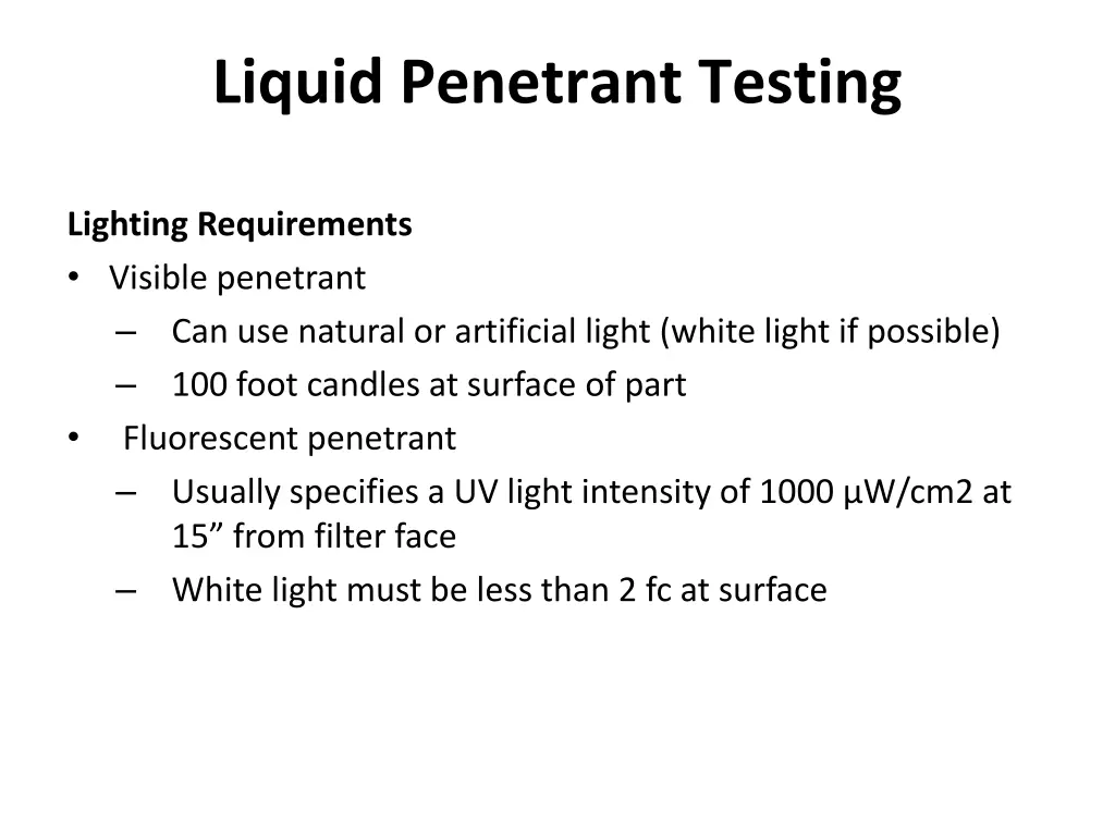 liquid penetrant testing 17