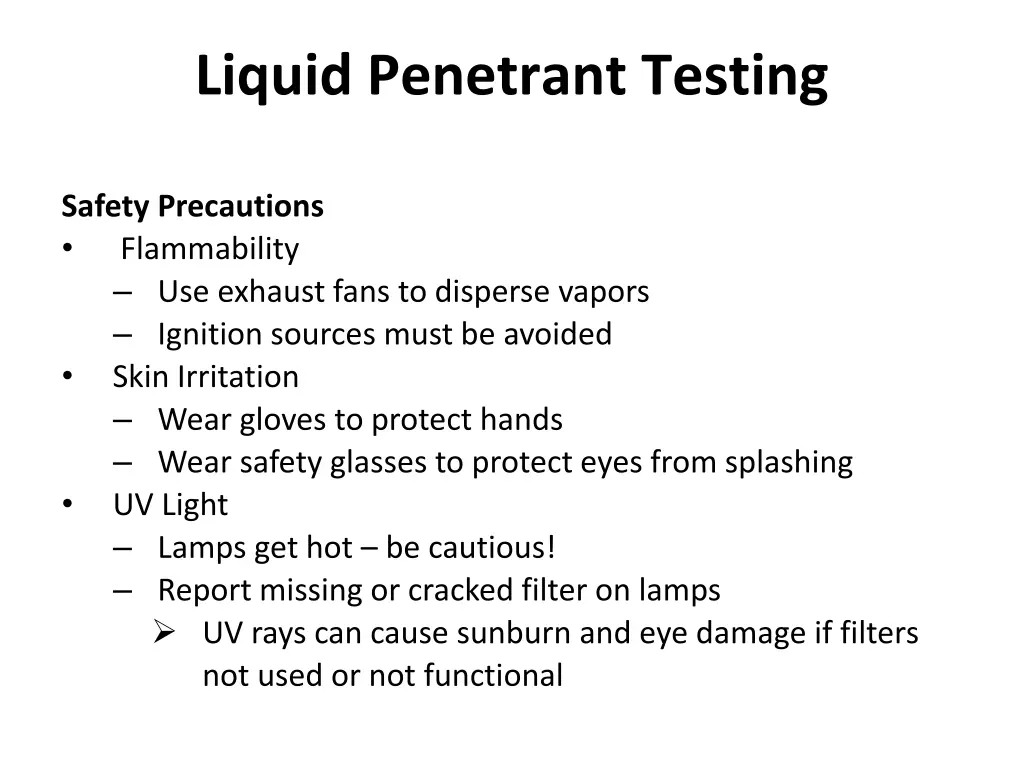 liquid penetrant testing 19