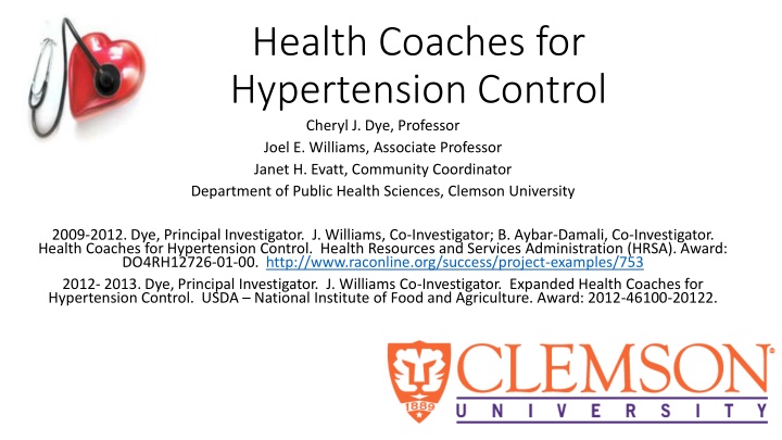 health coaches for hypertension control cheryl