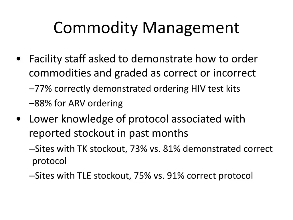 commodity management