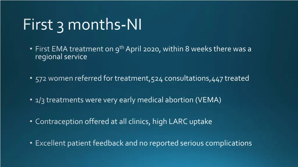 first 3 months ni