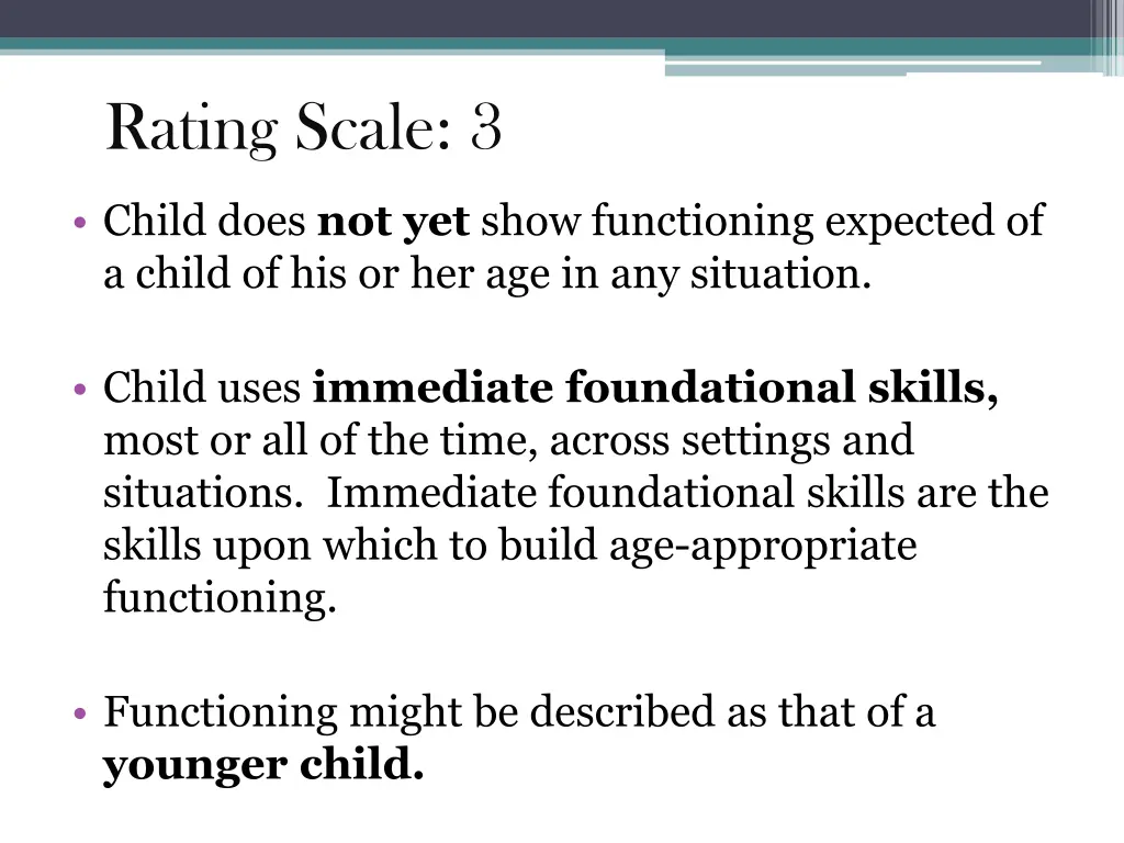 rating scale 3