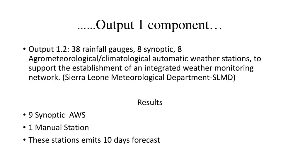 output 1 component