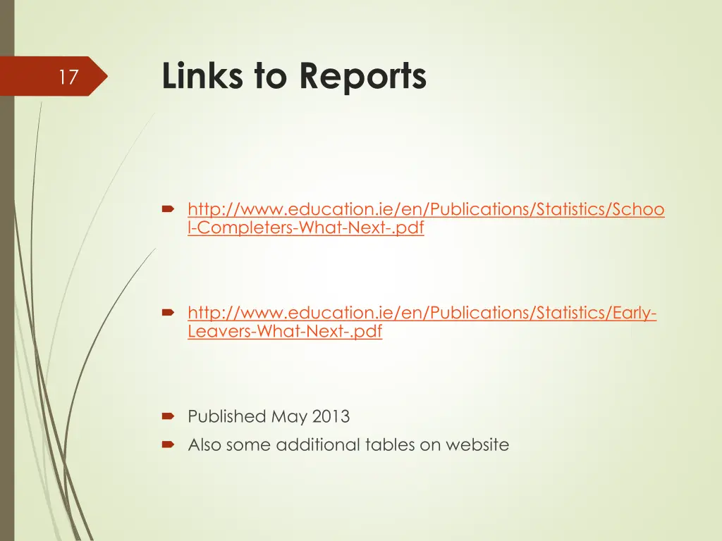 links to reports