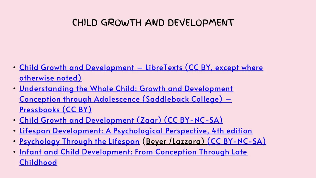 child growth and development 1