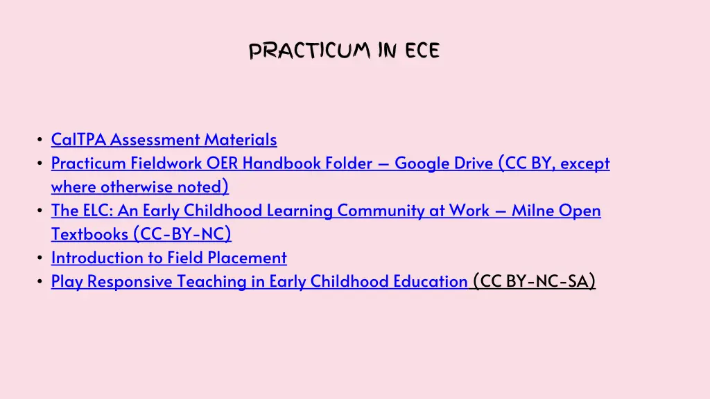 practicum in ece