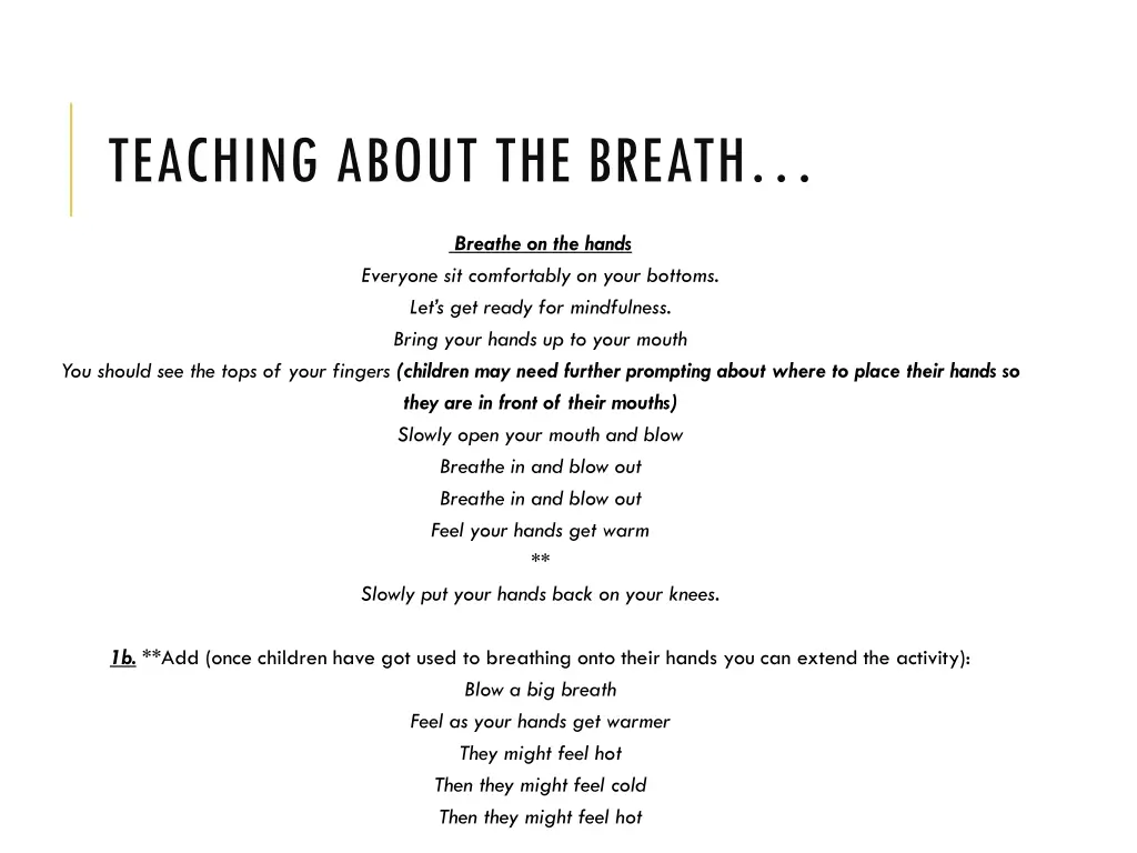 teaching about the breath 2