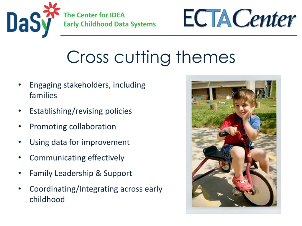 the center for idea early childhood data systems 11