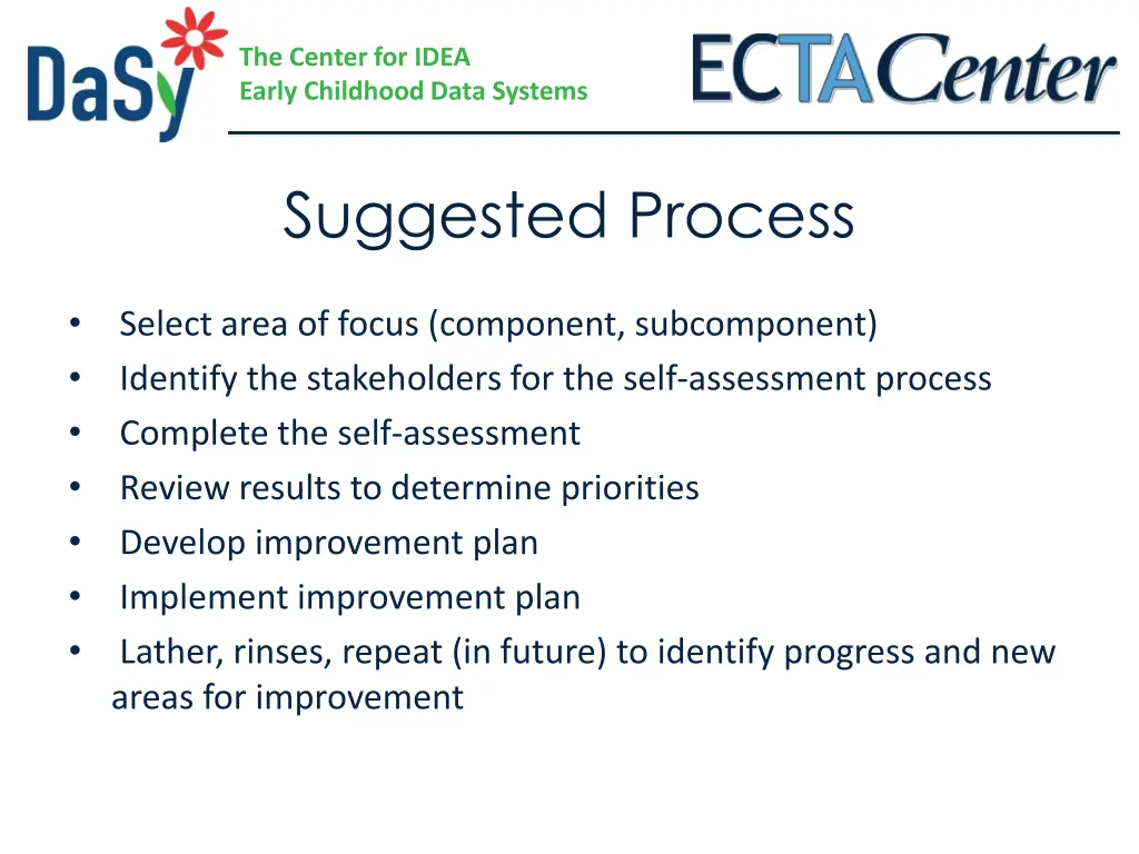 the center for idea early childhood data systems 17