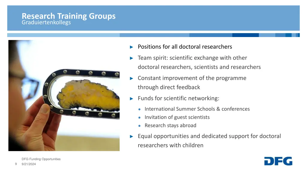 research training groups graduiertenkollegs 1