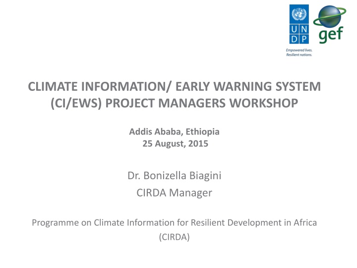 climate information early warning system