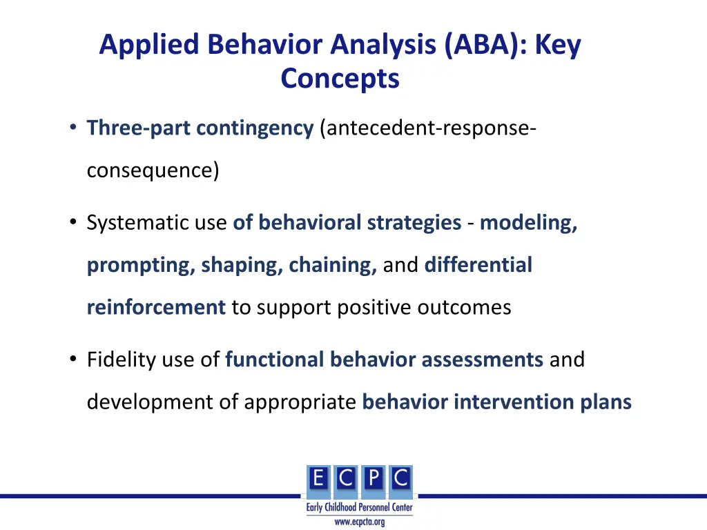 applied behavior analysis aba key concepts