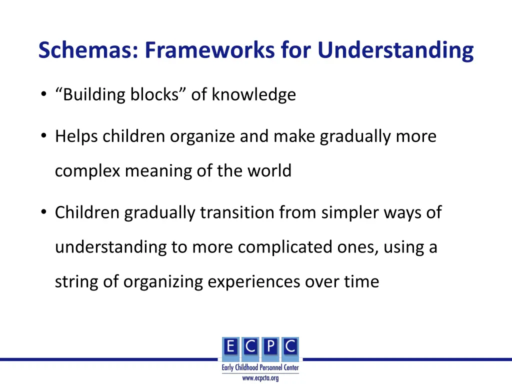 schemas frameworks for understanding