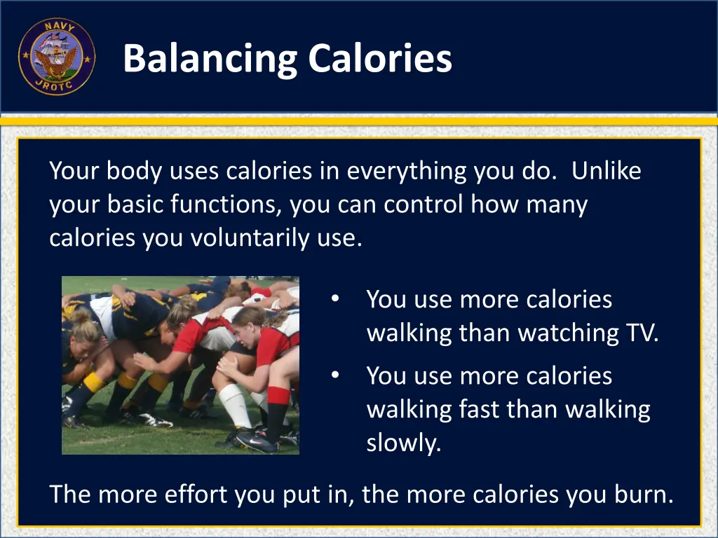 balancing calories 1