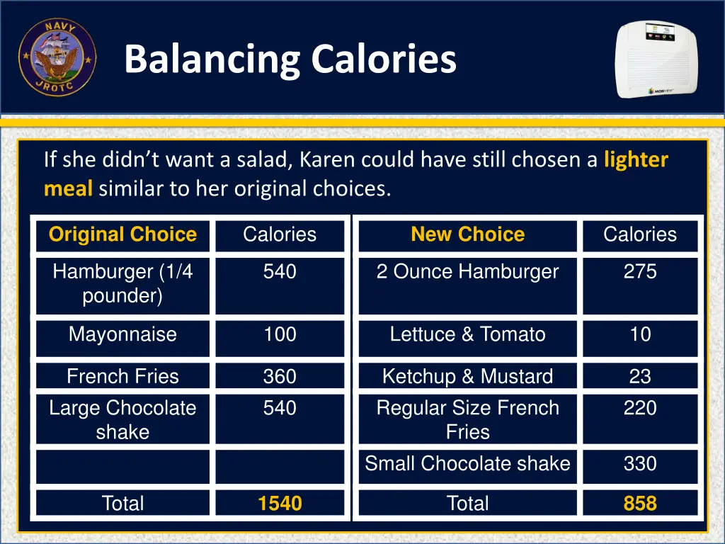 balancing calories 7