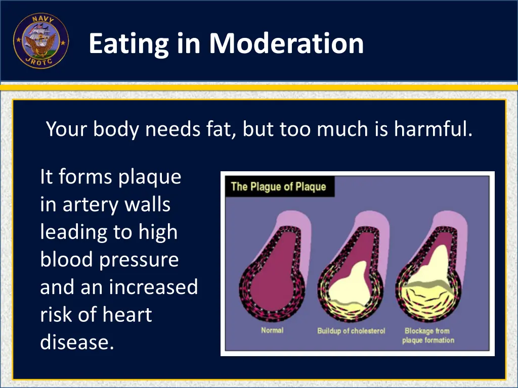 eating in moderation