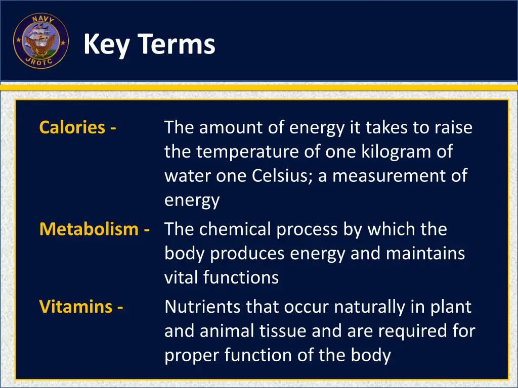 key terms 1