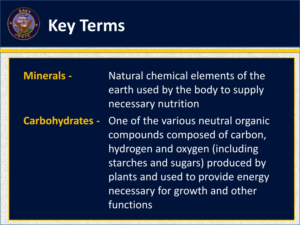 key terms 2