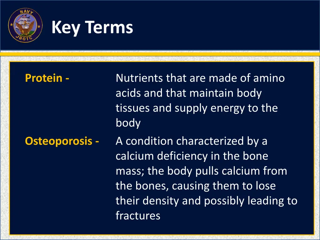 key terms 3