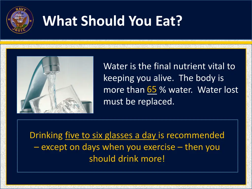 what should you eat 5