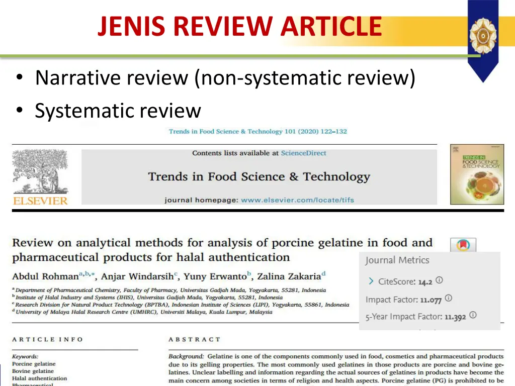 jenis review article