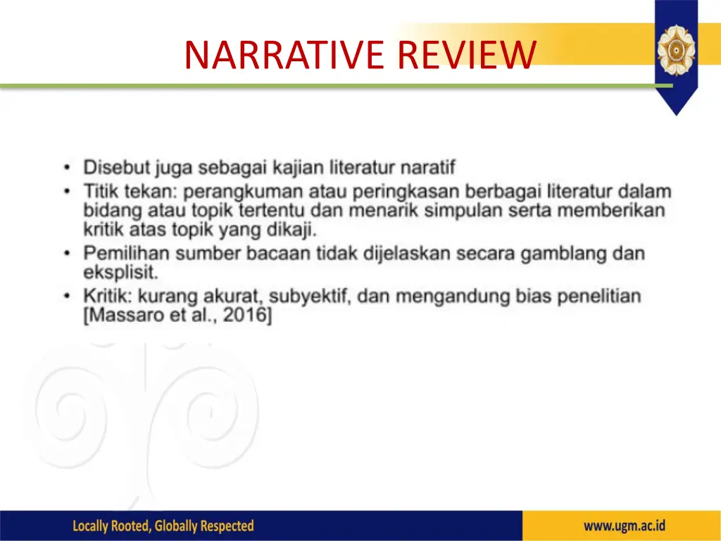 narrative review
