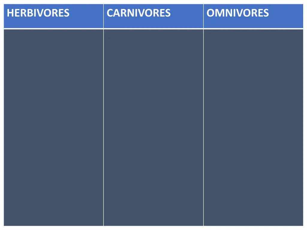 herbivores