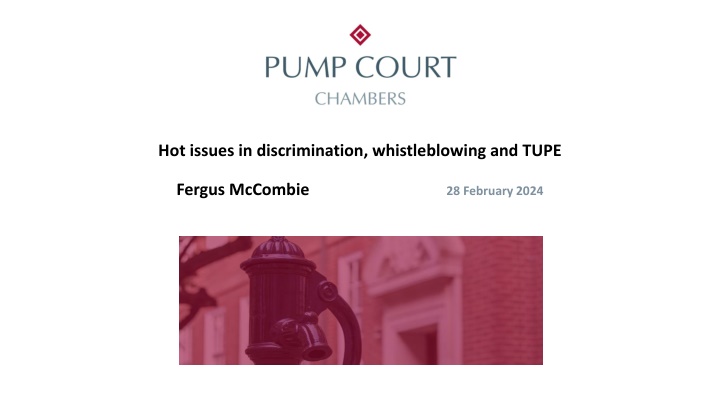 hot issues in discrimination whistleblowing